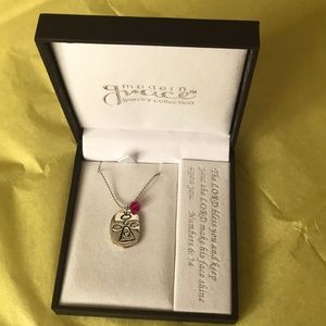 Modern Grace Angel necklace